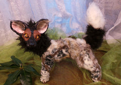 African Wild Painted Dog Posable Art Doll